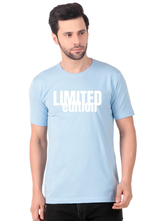 FABSTIEVE Men Typography Printed Applique T-shirt