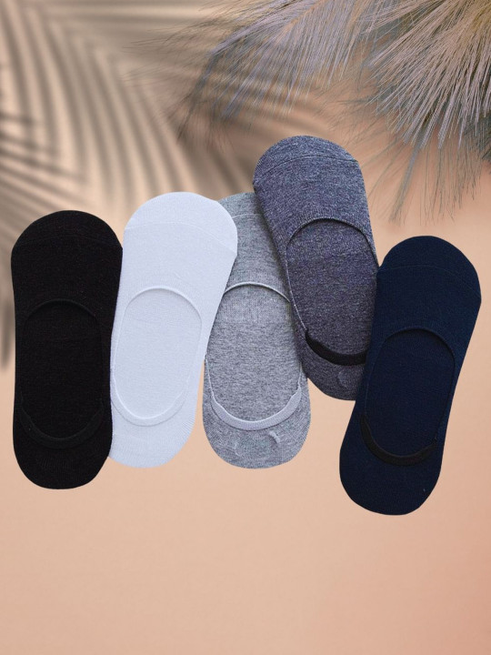 MJE Men Pack Of 5 Shoe Liners Socks