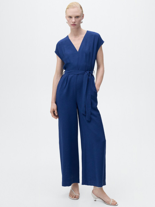 MANGO Basic Jumpsuit with Belt