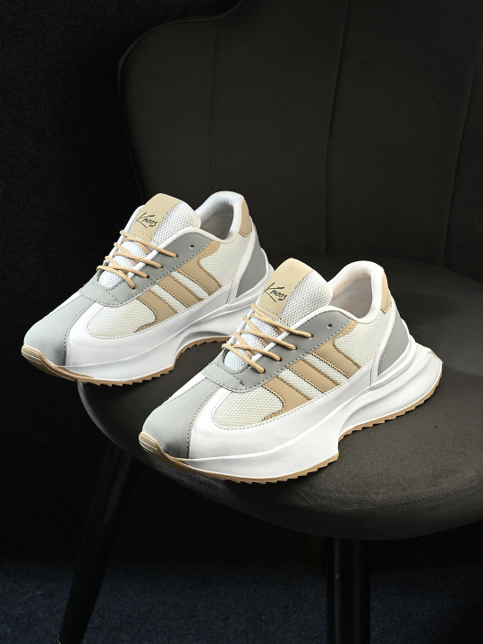knoos Men Colourblocked Casual Sneakers