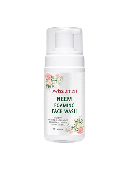 SWISSLUMEN Neem Foaming Face Wash - 150 ml