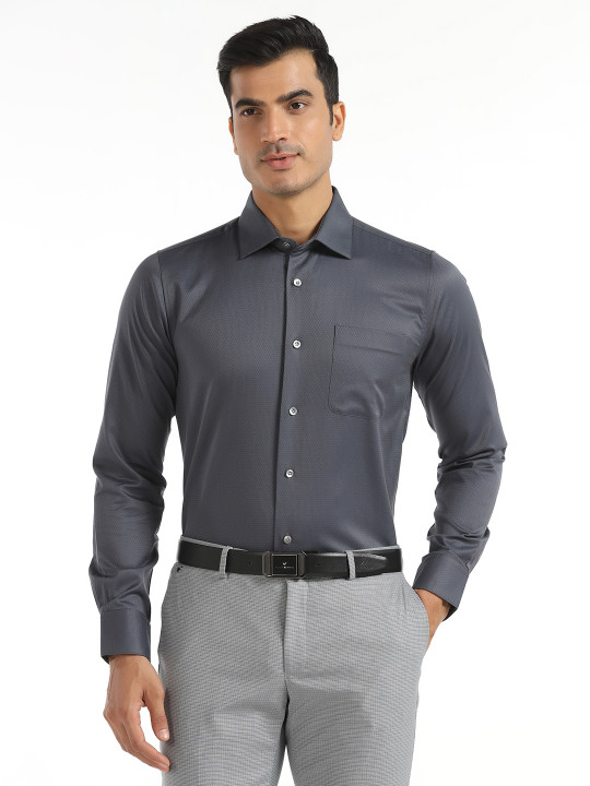 Blackberrys Men India Slim Fit TechPro Formal Shirt