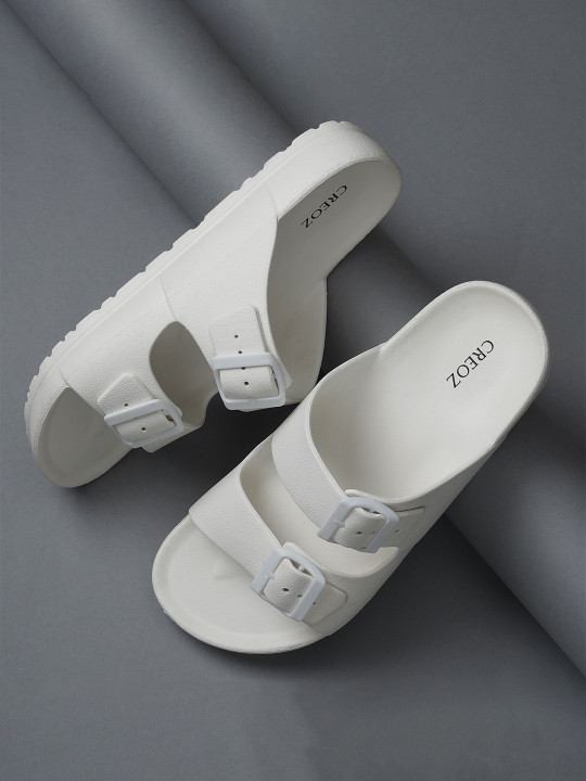 Spotwalk Men Croslite Slip-On Flip Flops