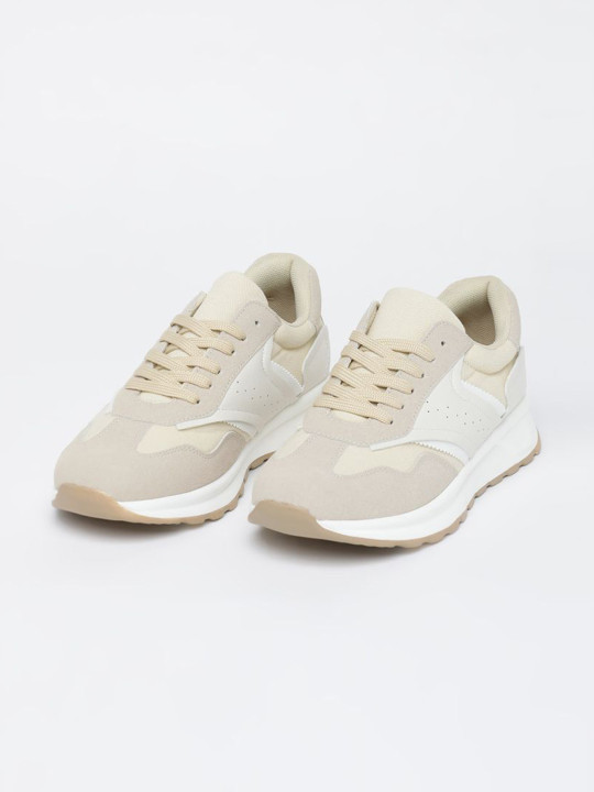 Snitch Men Snitch Beige Solid Casual Shoes