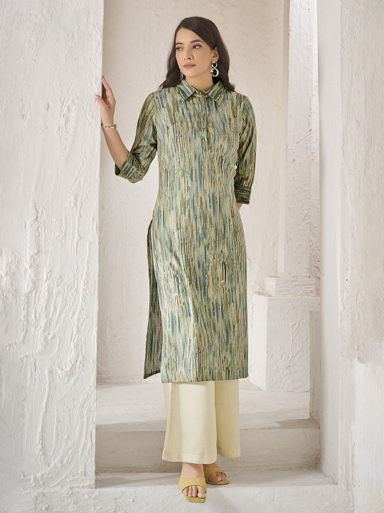 Anouk Women Abstract Printed Kurta