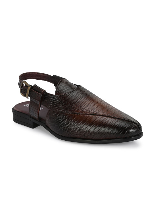 BUSKINS Men Ethnic Shoe-Style Sandals