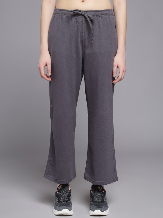 MKH Women Cotton Mid-Rise Track Pants