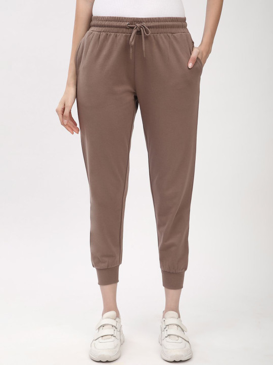R&B Women Cotton Relaxed-Fit Mid-Rise Joggers