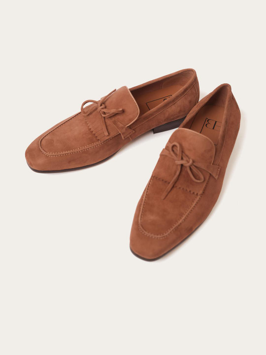 Eletto Brun Men Slip-On Formal Shoes