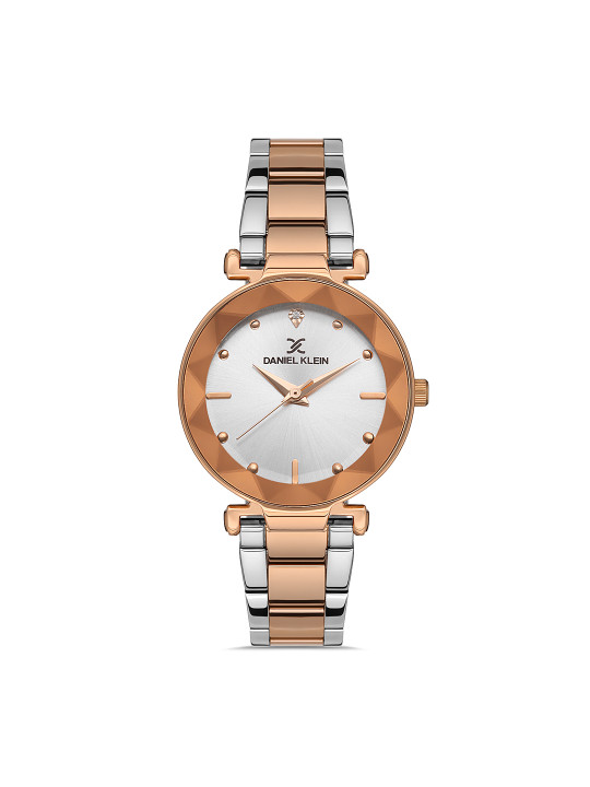 Daniel Klein Premium Women Silver-Toned Dial & Strap Watch DK.1.13224-4_OR