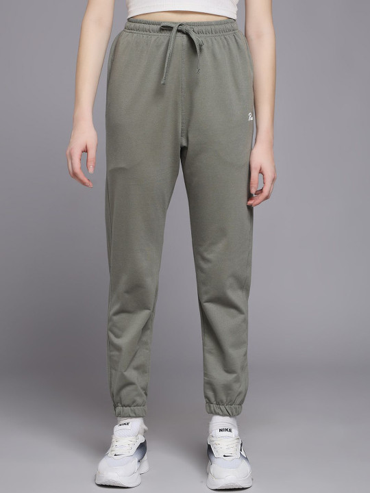MKH Women Cotton Mid-Rise Joggers