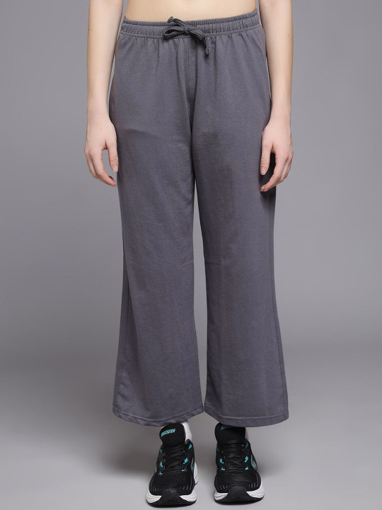 MKH Women Wide Leg Mid Rise Track Pants