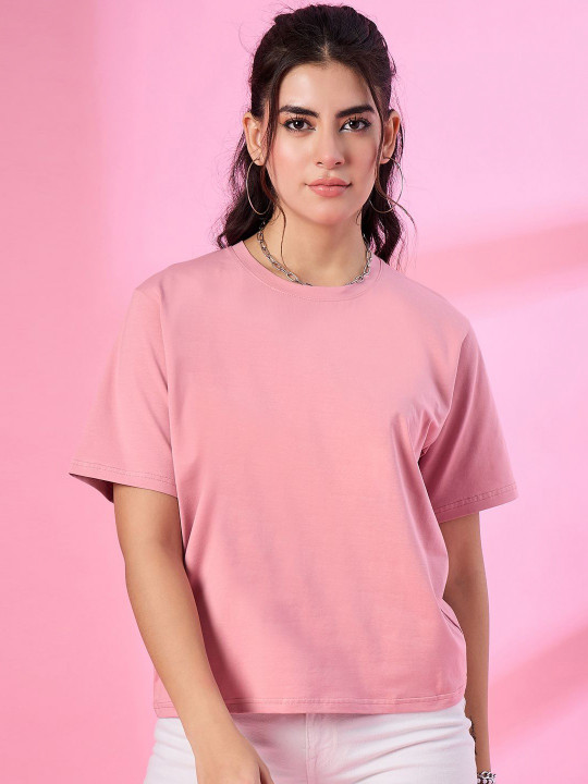 CUPID Round Neck Cotton Regular Fit T-shirt