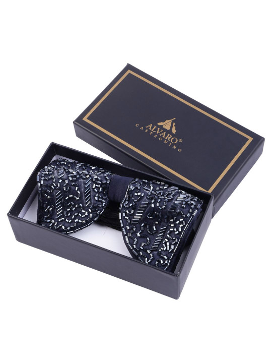 Alvaro Castagnino Men Embellished Bow Tie