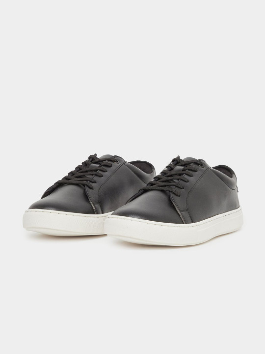 Styli Men Solid Lace-Up Comfortable Cushioned Insole Sneakers