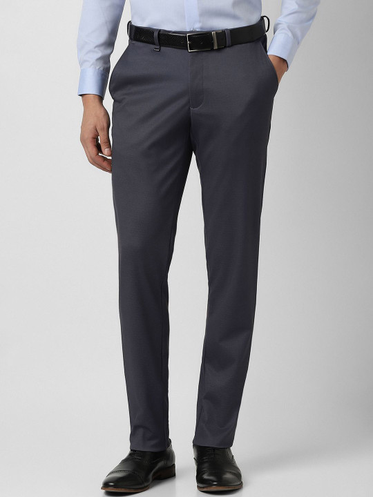 Van Heusen Men Slim Fit Formal Trousers