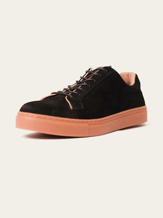 Eletto Brun Men Leather Sneakers
