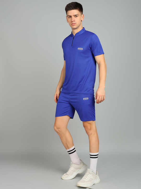 PREEN Mandarin Collar T-Shirt With Shorts Co-Ords