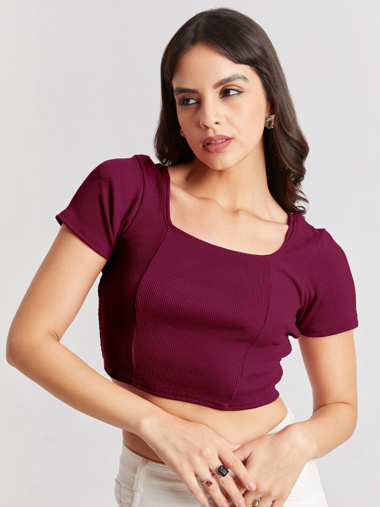 The Cloth Crow Cotton Crop Top