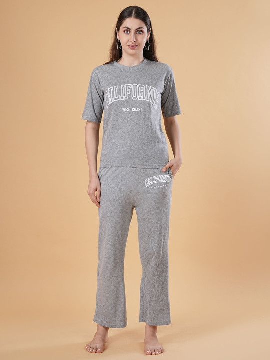 Belfry Women Printed Pure Cotton Night suit