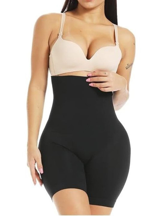 Zovzi Women Black Nylon Shapewear