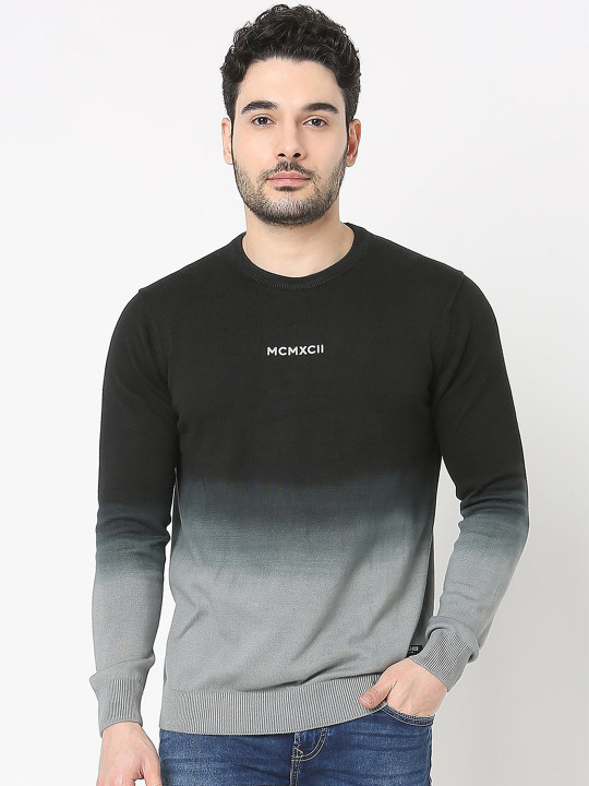SPYKAR Men Colourblocked Pullover