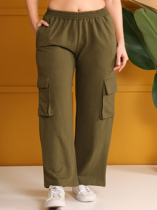 Onfleeks Women Pure Cotton Track Pants