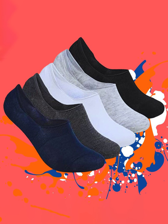 MJE Pack Of 5 Shoe Liners Socks