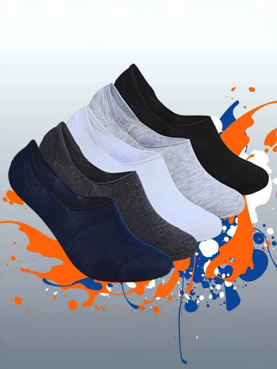 MJE Pack Of 5 Shoe Liners Socks