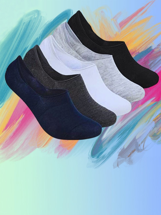 MJE Pack Of 5 Shoe Liners Socks