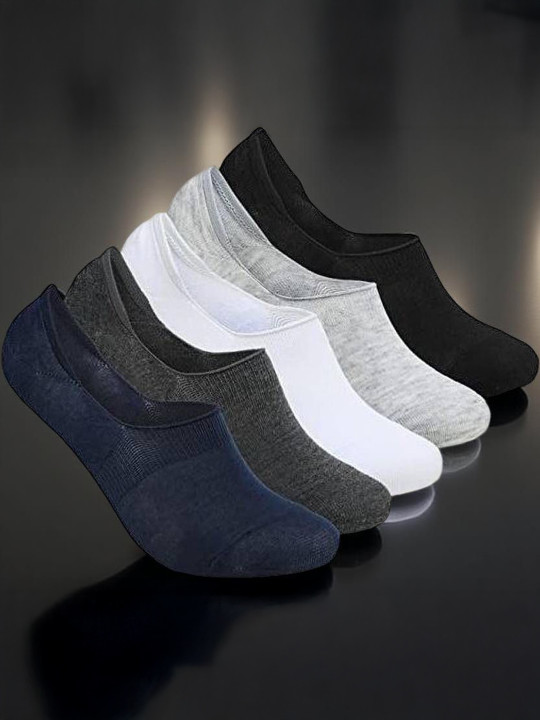 MJE Pack Of 5 Shoe Liners Socks