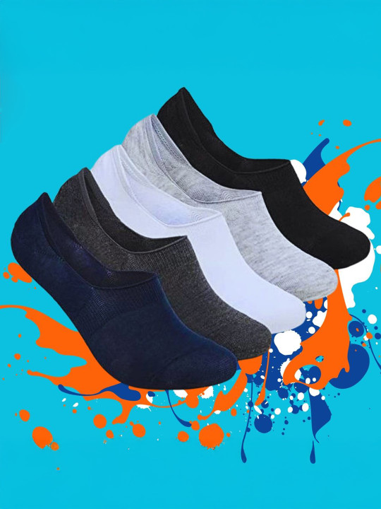 MJE Pack Of 5 Shoe Liners Socks