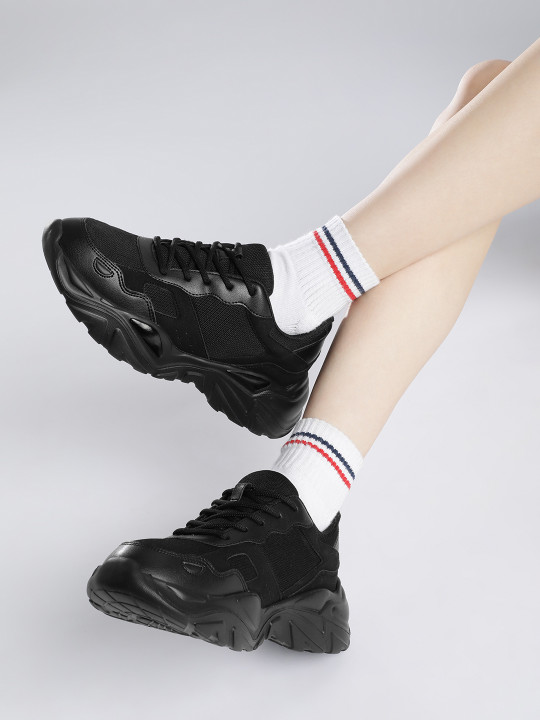 Roadster The Life Co. Women Woven Design Everyday Sneakers