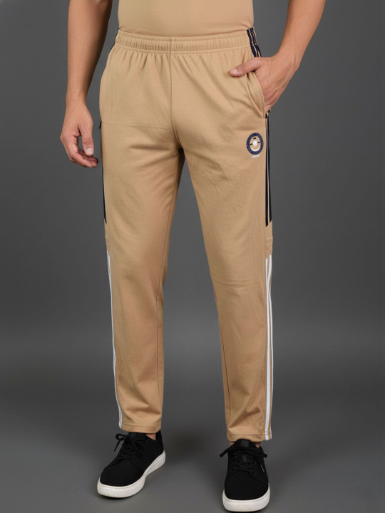 SANDPIPER Men Cotton Mid-Rise Track Pant