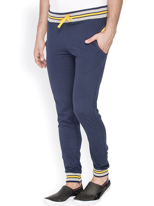 Campus Sutra Men Colourblocked Track Pants