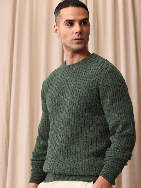 Mr Bowerbird Tailored Fit Knitted Pullover Sweater
