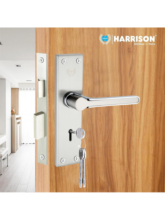 HARRISON Stainless Steel CP Matt Finish Handle Door Lock