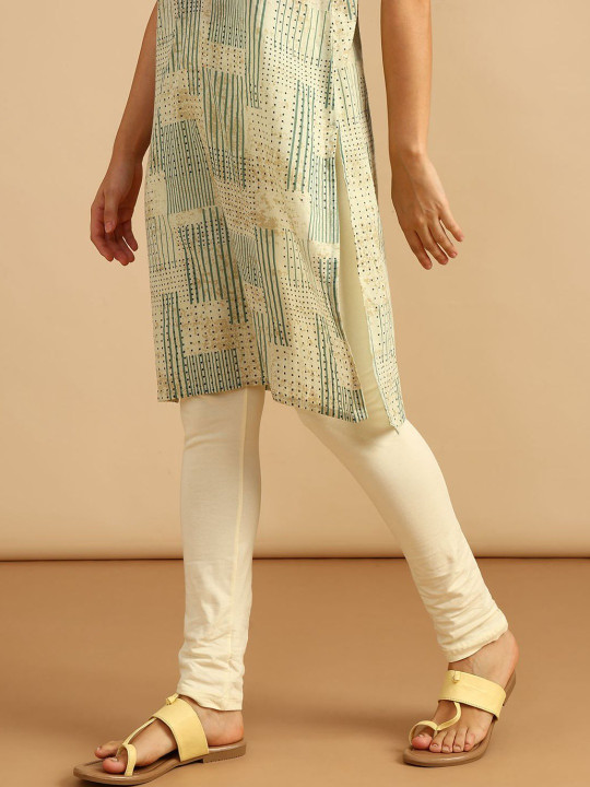 LIMEROAD Mid-Rise Cotton Ankle Length Leggings