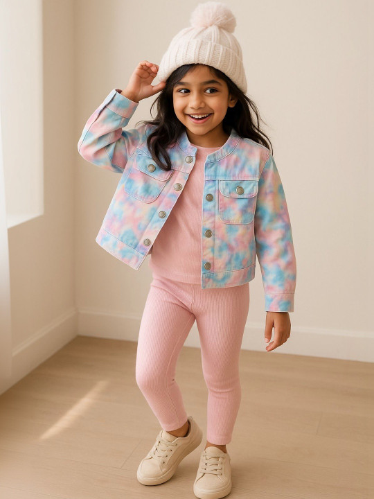 TALES & STORIES Girls Lightweight Denim Jacket
