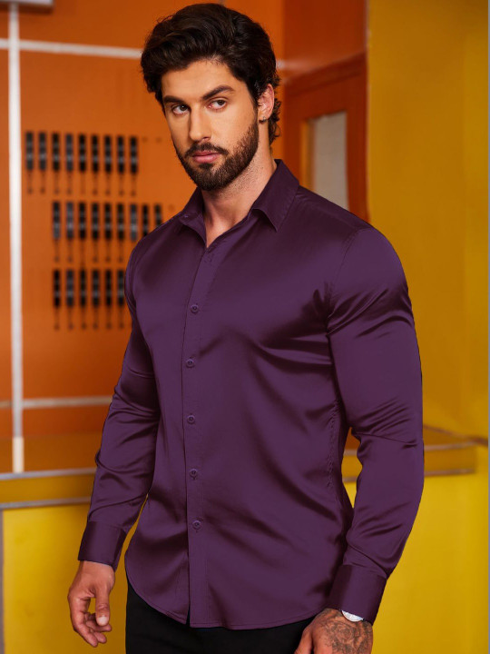 Nat Jastica Men Comfort Party Shirt