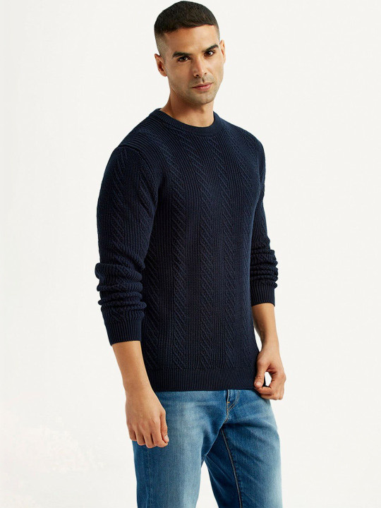 Levis Men Cable Knit Pullover