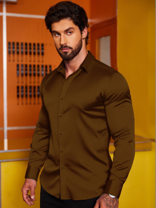 Nat Jastica Men Comfort Casual Shirt
