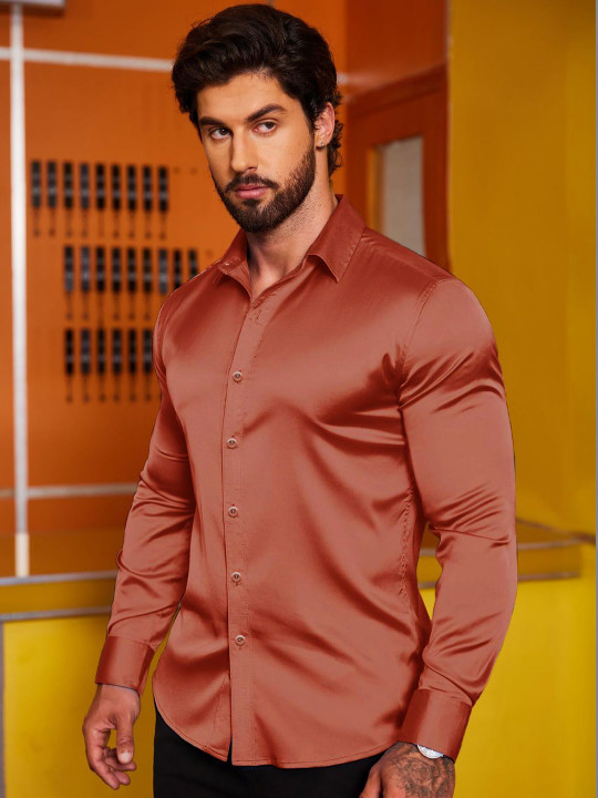 Nat Jastica Men Comfort Party Shirt