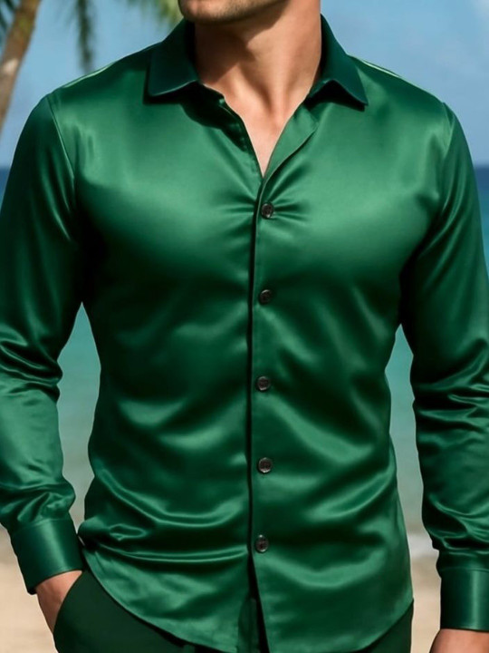 SANBROS Men Standard Party Shirt
