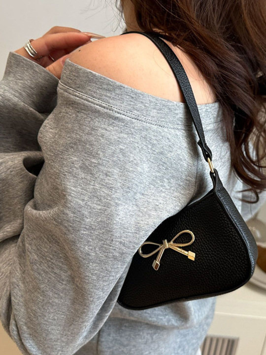 StyleCast PU Structured Hobo Bag
