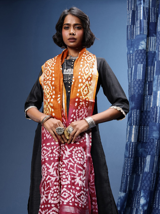 Taavi Batik Pure Cotton Dupatta