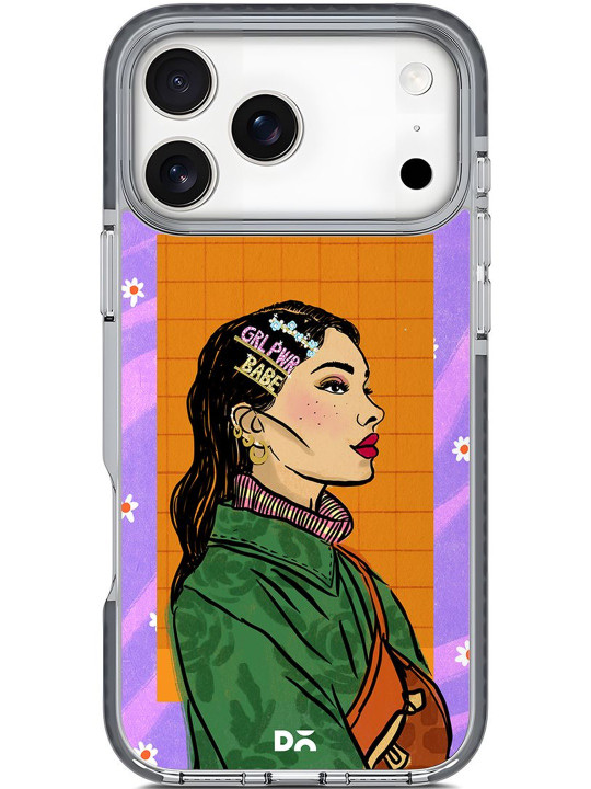 DailyObjects Girl Power Babe Stride 2.0 MagSafe Case Cover For iPhone 17 Pro Max