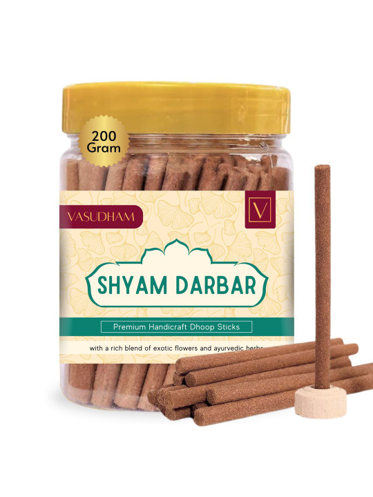 VASUDHAM Brown Eco-Friendly 100%-Natural Incense Sticks