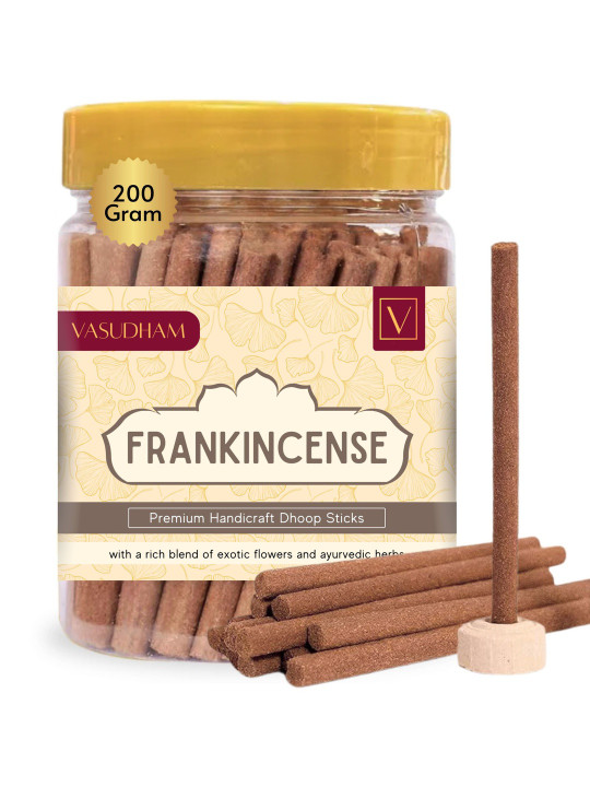 VASUDHAM Brown Eco-Friendly 100%-Natural Incense Sticks
