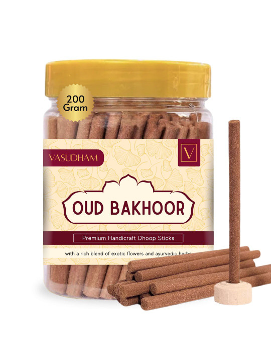 VASUDHAM Brown Eco-Friendly 100%-Natural Incense Sticks
